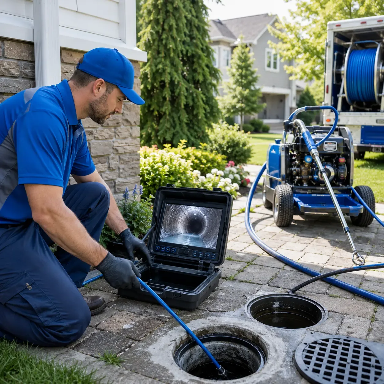 Outdoor drain cleaning professionals serving Clarksville, TX