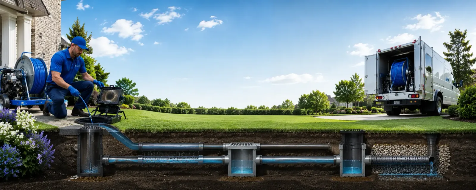 Outdoor drain cleaning information for Clarksville, TX